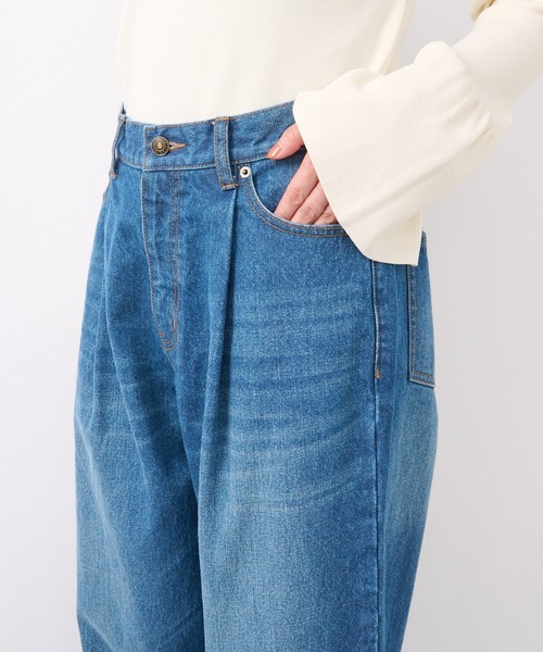 RIVE DROITE（リヴドロワ）の「MONN.:.(モン)/タックワイドデニム（デニムパンツ・レディース・ブルー・38/36）」の11枚目の写真
