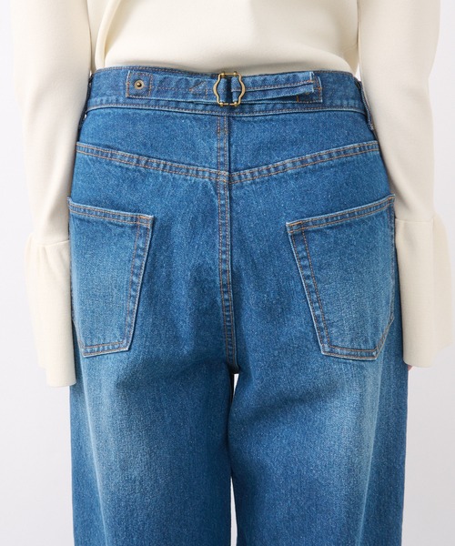 RIVE DROITE（リヴドロワ）の「MONN.:.(モン)/タックワイドデニム（デニムパンツ・レディース・ブルー・38/36）」の16枚目の写真