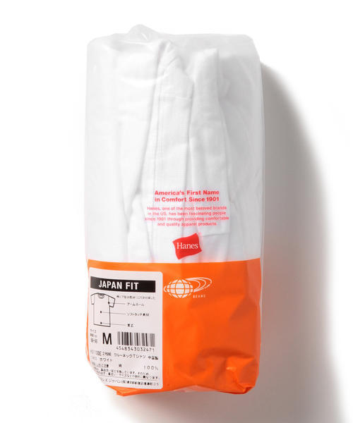 BEAMS（ビームス）の「HANES / T-SHIRTS Japan Fit ジャパンフィット（2枚組）クルーネックTシャツ（Tシャツ/カットソー・メンズ・ホワイト・X-LARGE/LARGE/SMALL/MEDIUM）」の8枚目の写真