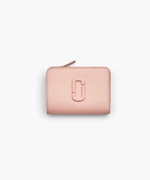 MARC JACOBS | THE LEATHER COVERED J MARC MINI COMPACT WALLET/ザ レザー カバード Jマーク ミニ コンパクト ウォレット 二つ折り財布 ミニ財布(財布)