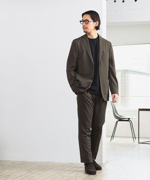 B:MING by BEAMS（ビーミングバイビームス）の「B:MING by BEAMS / NOMAD Breeze Cool(R) メッシュ 1プリーツ スラックス 24SS (セットアップ対応)（スーツパンツ・メンズ・チャコールグレー/ネイビー/オリーブ・X-LARGE/LARGE/MEDIUM/SMALL）」の5枚目の写真