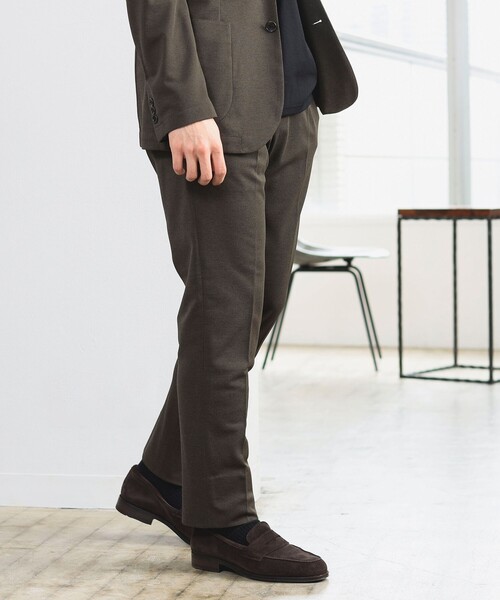 B:MING by BEAMS（ビーミングバイビームス）の「B:MING by BEAMS / NOMAD Breeze Cool(R) メッシュ 1プリーツ スラックス 24SS (セットアップ対応)（スーツパンツ・メンズ・チャコールグレー/ネイビー/オリーブ・X-LARGE/LARGE/MEDIUM/SMALL）」の6枚目の写真