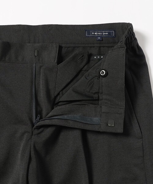 B:MING by BEAMS（ビーミングバイビームス）の「B:MING by BEAMS / NOMAD Breeze Cool(R) メッシュ 1プリーツ スラックス 24SS (セットアップ対応)（スーツパンツ・メンズ・チャコールグレー/ネイビー/オリーブ・X-LARGE/LARGE/MEDIUM/SMALL）」の18枚目の写真