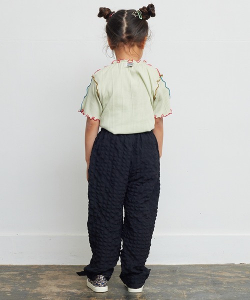 CALMIA（カルミア）の「シャーリング裾ベルトロングパンツ（90～150cm）（その他パンツ・キッズ・ブラウン/オレンジ/ブラック・100/150/140/120/110/130/90）」の10枚目の写真