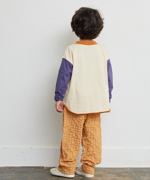 CALMIA（カルミア）の「シャーリング裾ベルトロングパンツ（90～150cm）（その他パンツ・キッズ・ブラウン/オレンジ/ブラック・100/150/140/120/110/130/90）」の19枚目の写真