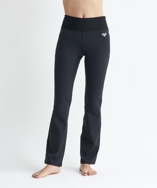 ROXY ブラック フレアパンツ DRYFLIGHT 15K 新品 ROXY パンツ AHEAD OF TIMES FLARE/ロキシーUVカット付きドライ
