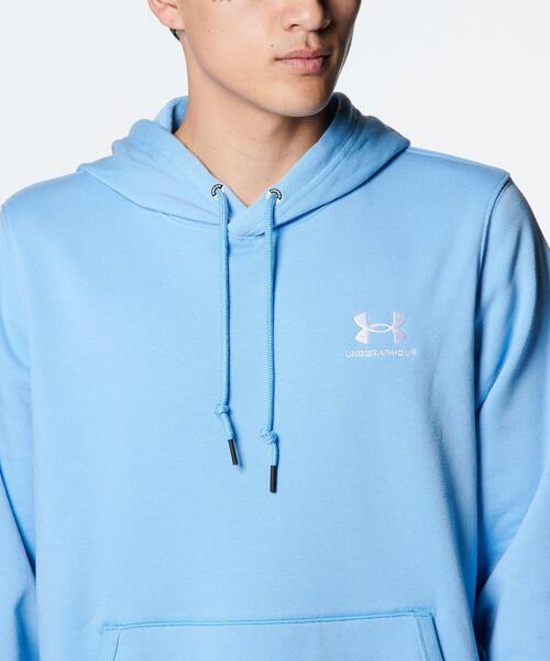 UNDER ARMOUR（アンダーアーマー）の「UAエッセンシャルテリー フーディー（トレーニング/メンズ）（スウェット・メンズ・ブルー系・M/XL/XXL/L/S）」の9枚目の写真