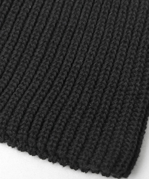 A.M.S.（エーエムエス）の「オーガニックコットン シングルビーニー ニットキャップ（ニットキャップ/ビーニー・メンズ・チャコールグレー/オフホワイト/ブラック/ブラック系その他/ブルー系その他・FREE）」の12枚目の写真