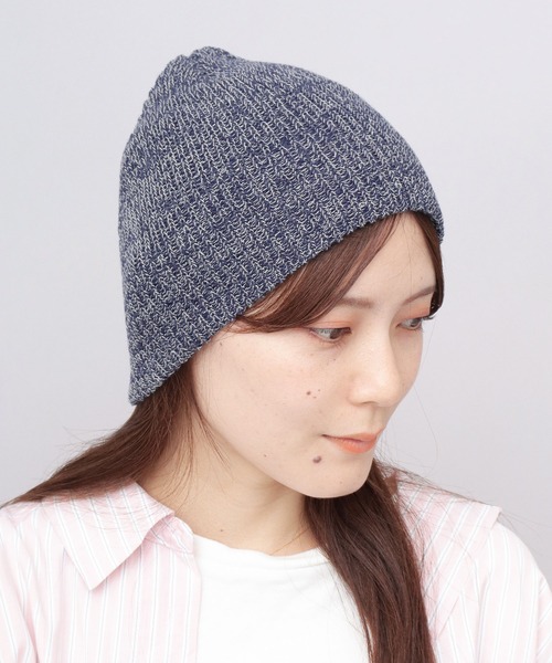 A.M.S.（エーエムエス）の「オーガニックコットン シングルビーニー ニットキャップ（ニットキャップ/ビーニー・メンズ・チャコールグレー/オフホワイト/ブラック/ブラック系その他/ブルー系その他・FREE）」の22枚目の写真