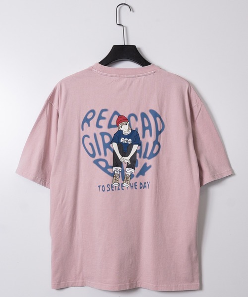 Red Cap Girl(レッドキャプガール)の「【a-r】〔Red Cap Girl/レッドキャップガール〕スノーウォッシュ ヴィンテージ加工イラスト ルーズサイズ Tシャツ(Tシャツ/カットソー・メンズ・ブラック系その他2/ブラック系その他/ブラック系その他4/ブラック系その他3/ブラウン系2/ピンク系2/ピンク系1/ブラウン系1/ブラック系1/ブラック系2・LARGE/MEDIUM/X-LARGE)」の20枚目の写真