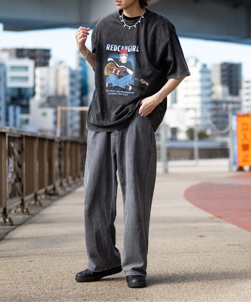 Y’s Red Label 2008AW ウールギャバ 巻きスカート 黒×赤 Y's Red Label 2008AW ウールギャバ 巻きスカート 黒×赤