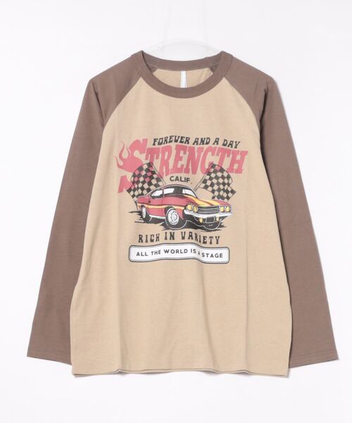 THISIS(ディスイズ)の「メンズライク プリントラグラン Tシャツ レディース(Tシャツ/カットソー・レディース・ホワイト系その他2/ベージュ系その他3/グレー系その他/ホワイト系その他/ホワイト系その他3/ベージュ系その他/ベージュ系その他2/グレー系その他2/グレー系その他3・MEDIUM/LARGE/X-LARGE)」の14枚目の写真