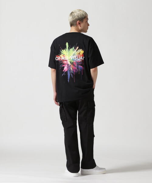 A4A（エーフォーエー）の「【WEB&DEPOT限定】/A4A/エーフォーエー/SPLASH s/s Tee（Tシャツ/カットソー・メンズ・ホワイト/ブラック・L/M）」の19枚目の写真