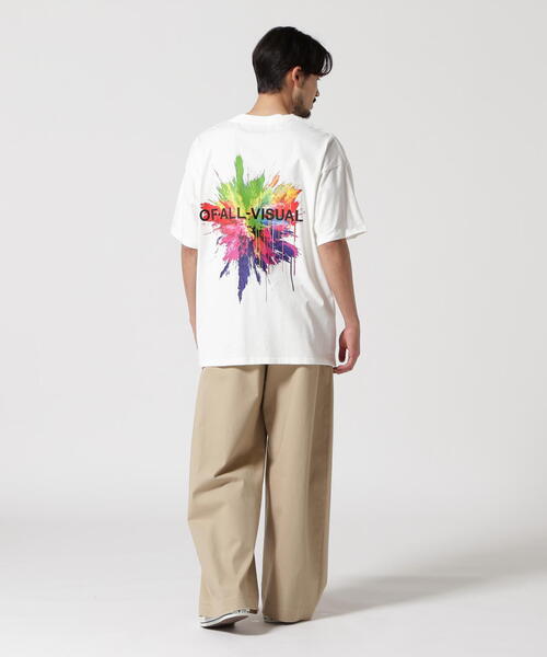 A4A（エーフォーエー）の「【WEB&DEPOT限定】/A4A/エーフォーエー/SPLASH s/s Tee（Tシャツ/カットソー・メンズ・ホワイト/ブラック・L/M）」の16枚目の写真