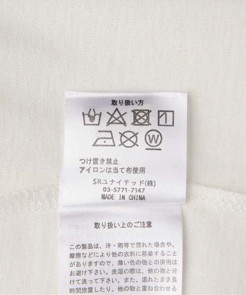 A4A（エーフォーエー）の「【WEB&DEPOT限定】/A4A/エーフォーエー/SPLASH s/s Tee（Tシャツ/カットソー・メンズ・ホワイト/ブラック・L/M）」の9枚目の写真