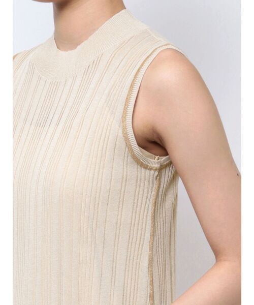 LAGUNAMOON(ラグナムーン)の「【WEB限定】ラインニットワンピース(ワンピース・レディース・アイボリー/ブラック/ブルー・FREE)」の8枚目の写真