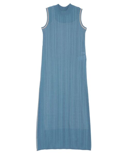 LAGUNAMOON(ラグナムーン)の「【WEB限定】ラインニットワンピース(ワンピース・レディース・アイボリー/ブラック/ブルー・FREE)」の22枚目の写真