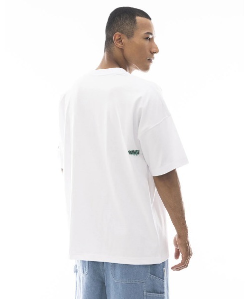 ELEMENT(エレメント)の「ELEMENT メンズ TAG SS Tシャツ 【2024年春夏モデル】/エレメント半袖ロゴTシャツ(Tシャツ/カットソー・メンズ・ブラック/ホワイト/グリーン・X-LARGE/LARGE/MEDIUM)」の17枚目の写真