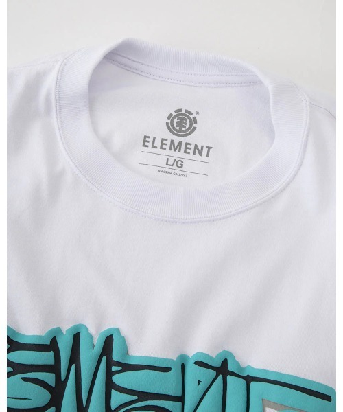 ELEMENT(エレメント)の「ELEMENT メンズ TAG SS Tシャツ 【2024年春夏モデル】/エレメント半袖ロゴTシャツ(Tシャツ/カットソー・メンズ・ブラック/ホワイト/グリーン・X-LARGE/LARGE/MEDIUM)」の8枚目の写真