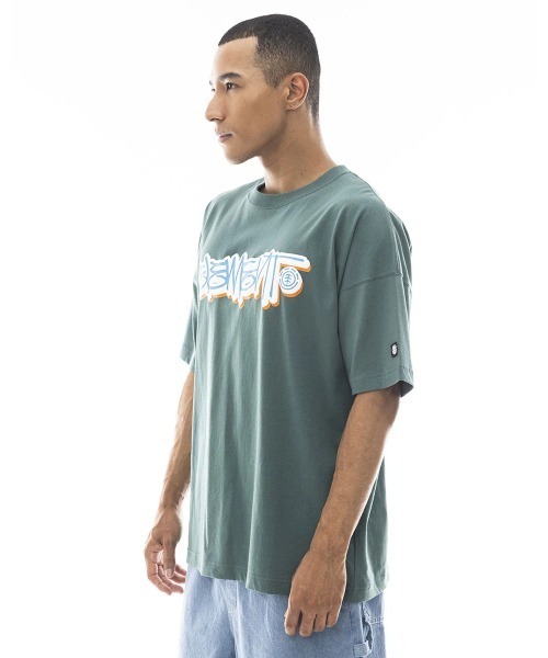 ELEMENT(エレメント)の「ELEMENT メンズ TAG SS Tシャツ 【2024年春夏モデル】/エレメント半袖ロゴTシャツ(Tシャツ/カットソー・メンズ・ブラック/ホワイト/グリーン・X-LARGE/LARGE/MEDIUM)」の13枚目の写真