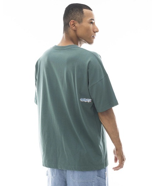 ELEMENT(エレメント)の「ELEMENT メンズ TAG SS Tシャツ 【2024年春夏モデル】/エレメント半袖ロゴTシャツ(Tシャツ/カットソー・メンズ・ブラック/ホワイト/グリーン・X-LARGE/LARGE/MEDIUM)」の14枚目の写真