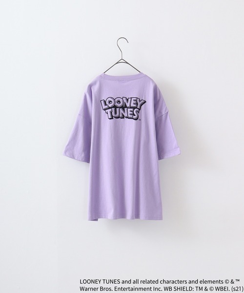 セール】TWEETY転写プリントオーバーサイズTシャツ（Tシャツ