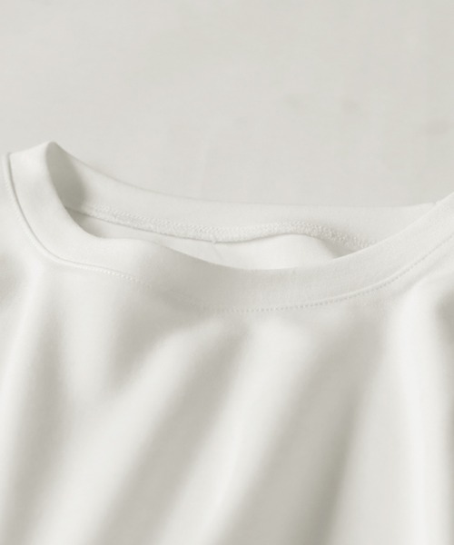 antiqua(アンティカ)の「アシメフレンチトップス(Tシャツ/カットソー・レディース・ホワイト/ブラック・FREE)」の19枚目の写真