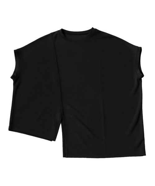 antiqua(アンティカ)の「アシメフレンチトップス(Tシャツ/カットソー・レディース・ホワイト/ブラック・FREE)」の18枚目の写真