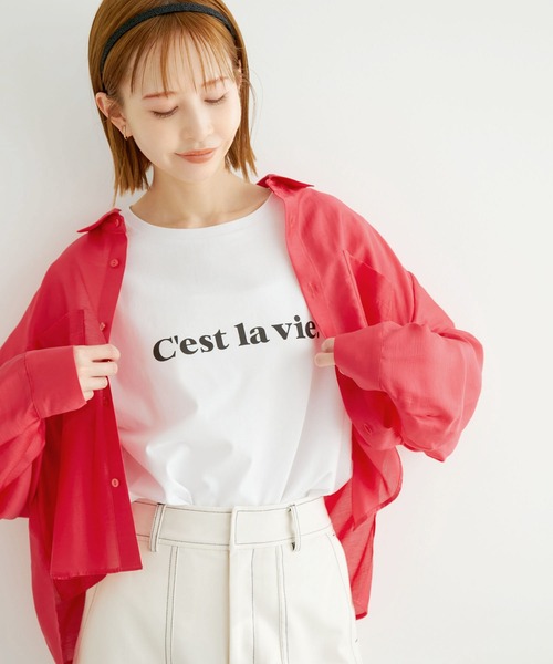 ROPE' PICNIC（ロペピクニック）の「クロップドシアーシャツ（シャツ