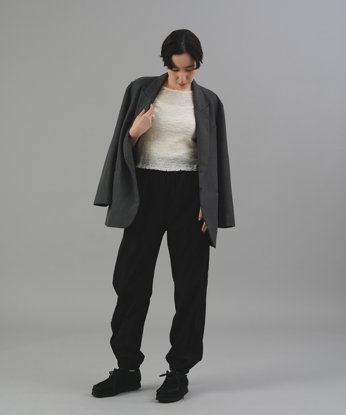OUTDOOR PRODUCTS Usual Things(アウトドアプロダクツユージュアルシングス)の「トラックパンツ(その他パンツ・レディース・ブラック・FREE)」の2枚目の写真