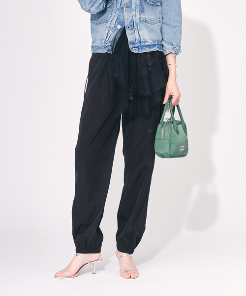 OUTDOOR PRODUCTS Usual Things(アウトドアプロダクツユージュアルシングス)の「トラックパンツ(その他パンツ・レディース・ブラック・FREE)」の8枚目の写真