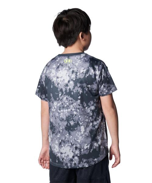 UNDER ARMOUR(アンダーアーマー)の「UAテック プリント ショートスリーブTシャツ(トレーニング/KIDS)(Tシャツ/カットソー・キッズ・グレー系その他・130cm/140cm/150cm/160cm/120cm)」の2枚目の写真