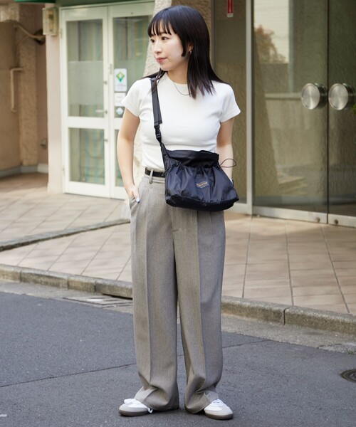 PUBLUX（パブリュクス）の「PENDLETON × PUBLUX/ペンドルトン 別注 リップストップ ショルダーバッグ　限定展開（ショルダーバッグ・レディース・オリーブ/ブラック/グレー・ONE SIZE）」の15枚目の写真