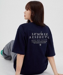 A'GEM/9 × .kom 『muah muah/ムーアムーア』 MUAH MARINE GRAPHIC HALF T-SHIRT/マリン グラフィック Tシャツ