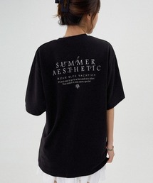 A'GEM/9 × .kom 『muah muah/ムーアムーア』 MUAH MARINE GRAPHIC HALF T-SHIRT/マリン グラフィック Tシャツ