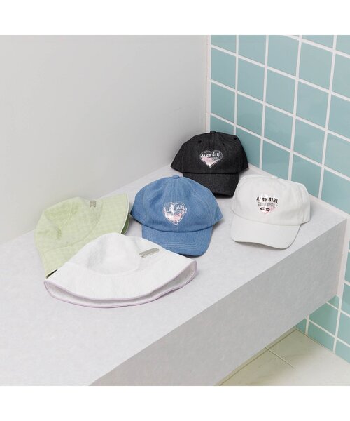 algy（アルジー）の「フレーク入りキャップ（キャップ・キッズ・ブラック/オフホワイト/サックスブルー・MEDIUM/SMALL）」の16枚目の写真