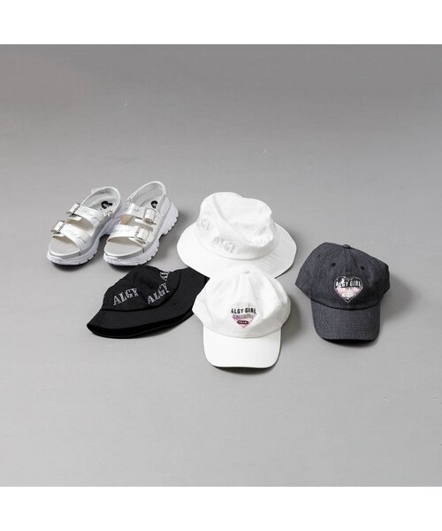 algy（アルジー）の「フレーク入りキャップ（キャップ・キッズ・ブラック/オフホワイト/サックスブルー・MEDIUM/SMALL）」の17枚目の写真