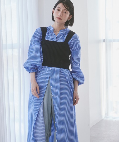 hunch（ハンチ）の「ニットビスチェ（ベスト・レディース・ライトグレー/ブラック/ブラウン・FREE）」の14枚目の写真