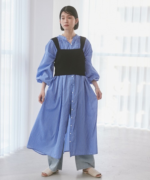 hunch（ハンチ）の「ニットビスチェ（ベスト・レディース・ライトグレー/ブラック/ブラウン・FREE）」の15枚目の写真