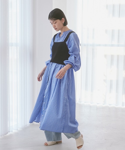 hunch（ハンチ）の「ニットビスチェ（ベスト・レディース・ライトグレー/ブラック/ブラウン・FREE）」の16枚目の写真