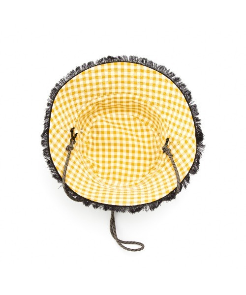 Casselini（キャセリーニ）の「Casselini(キャセリーニ)kidsリバーシブルバケットハット（ハット・キッズ・アイボリー/ブラック・FREE）」の6枚目の写真