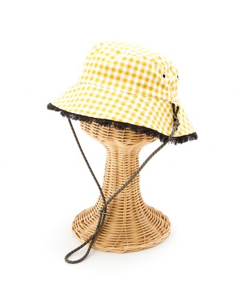 Casselini（キャセリーニ）の「Casselini(キャセリーニ)kidsリバーシブルバケットハット（ハット・キッズ・アイボリー/ブラック・FREE）」の5枚目の写真