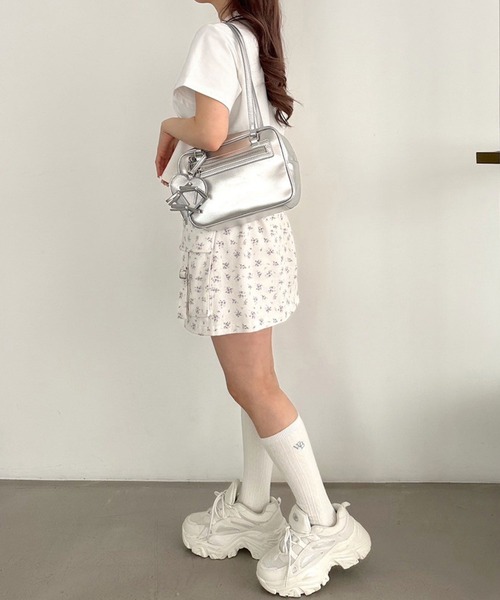 OLIVE des OLIVE（オリーブデオリーブ）の「衿ラインスキッパー　1041060660（Tシャツ/カットソー・レディース・オフホワイト/ネイビー/グリーン/アイボリー・FREE）」の18枚目の写真