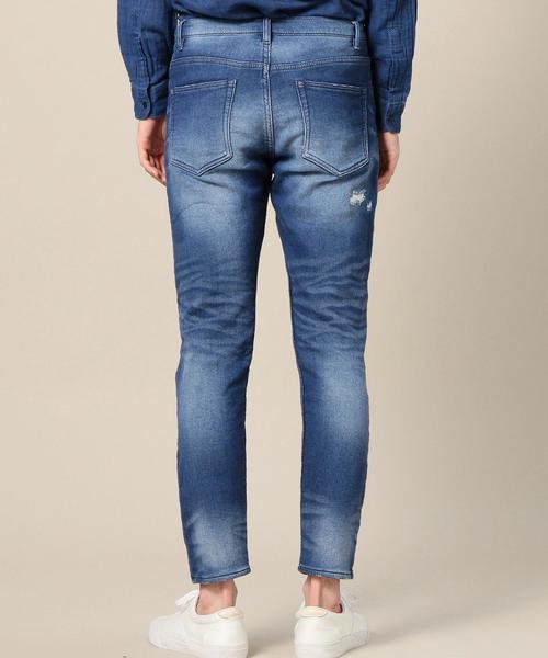 BEAUTY&YOUTH UNITED ARROWS（ビューティーアンドユースユナイテッドアローズ）の「BY スウェット クラッシュデニムパンツ◆（デニムパンツ・メンズ・コバルトブルー・MEDIUM/X-LARGE/SMALL/LARGE）」の7枚目の写真