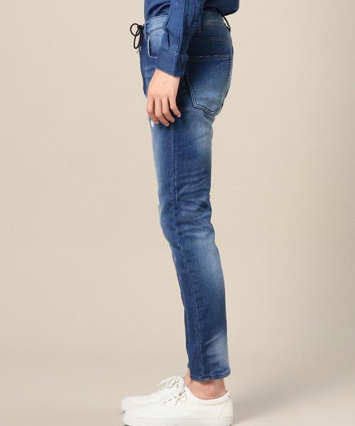 BEAUTY&YOUTH UNITED ARROWS（ビューティーアンドユースユナイテッドアローズ）の「BY スウェット クラッシュデニムパンツ◆（デニムパンツ・メンズ・コバルトブルー・MEDIUM/X-LARGE/SMALL/LARGE）」の9枚目の写真