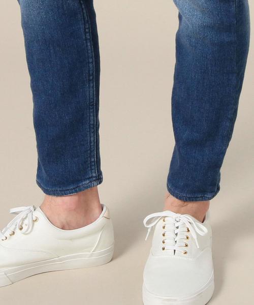 BEAUTY&YOUTH UNITED ARROWS（ビューティーアンドユースユナイテッドアローズ）の「BY スウェット クラッシュデニムパンツ◆（デニムパンツ・メンズ・コバルトブルー・MEDIUM/X-LARGE/SMALL/LARGE）」の5枚目の写真