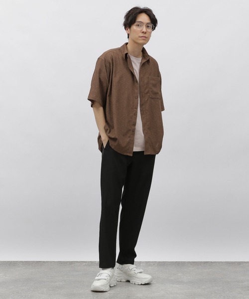 LAKOLE（ラコレ）の「透かしレースシャツ半袖 / 111300（シャツ/ブラウス・メンズ・ホワイト/ロイヤルブルー/ブラック/ブラウン・LARGE/MEDIUM/X-LARGE）」の10枚目の写真