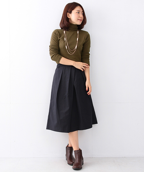 B:MING by BEAMS（ビーミングバイビームス）の「ビーミング by ビームス / フライス タートルカットソー（Tシャツ/カットソー・レディース・ホワイト/ライトグレー/ブラック/ケリー・ONE SIZE）」の17枚目の写真