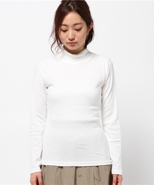 B:MING by BEAMS（ビーミングバイビームス）の「ビーミング by ビームス / フライス タートルカットソー（Tシャツ/カットソー・レディース・ホワイト/ライトグレー/ブラック/ケリー・ONE SIZE）」の7枚目の写真