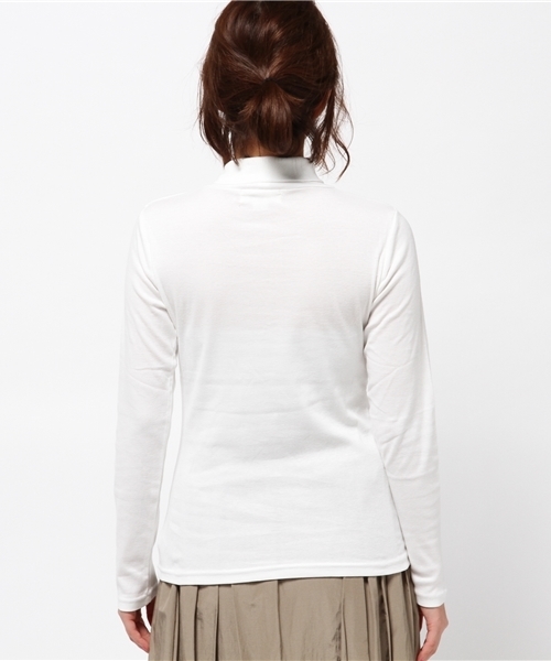 B:MING by BEAMS（ビーミングバイビームス）の「ビーミング by ビームス / フライス タートルカットソー（Tシャツ/カットソー・レディース・ホワイト/ライトグレー/ブラック/ケリー・ONE SIZE）」の9枚目の写真